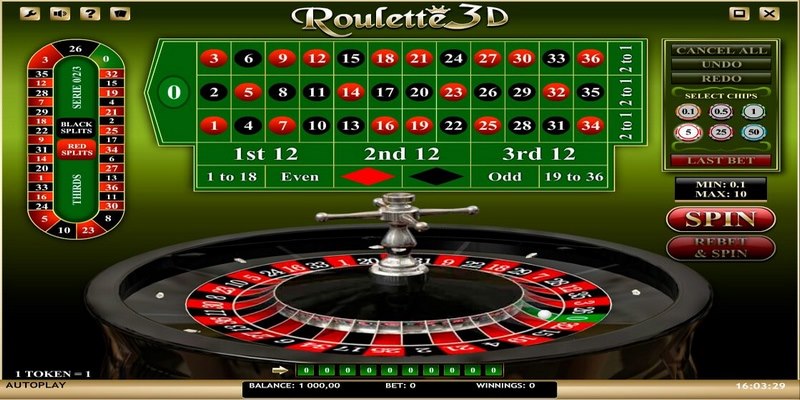 Có nhiều lựa chọn dự đoán kết quả thú vị trong roulette